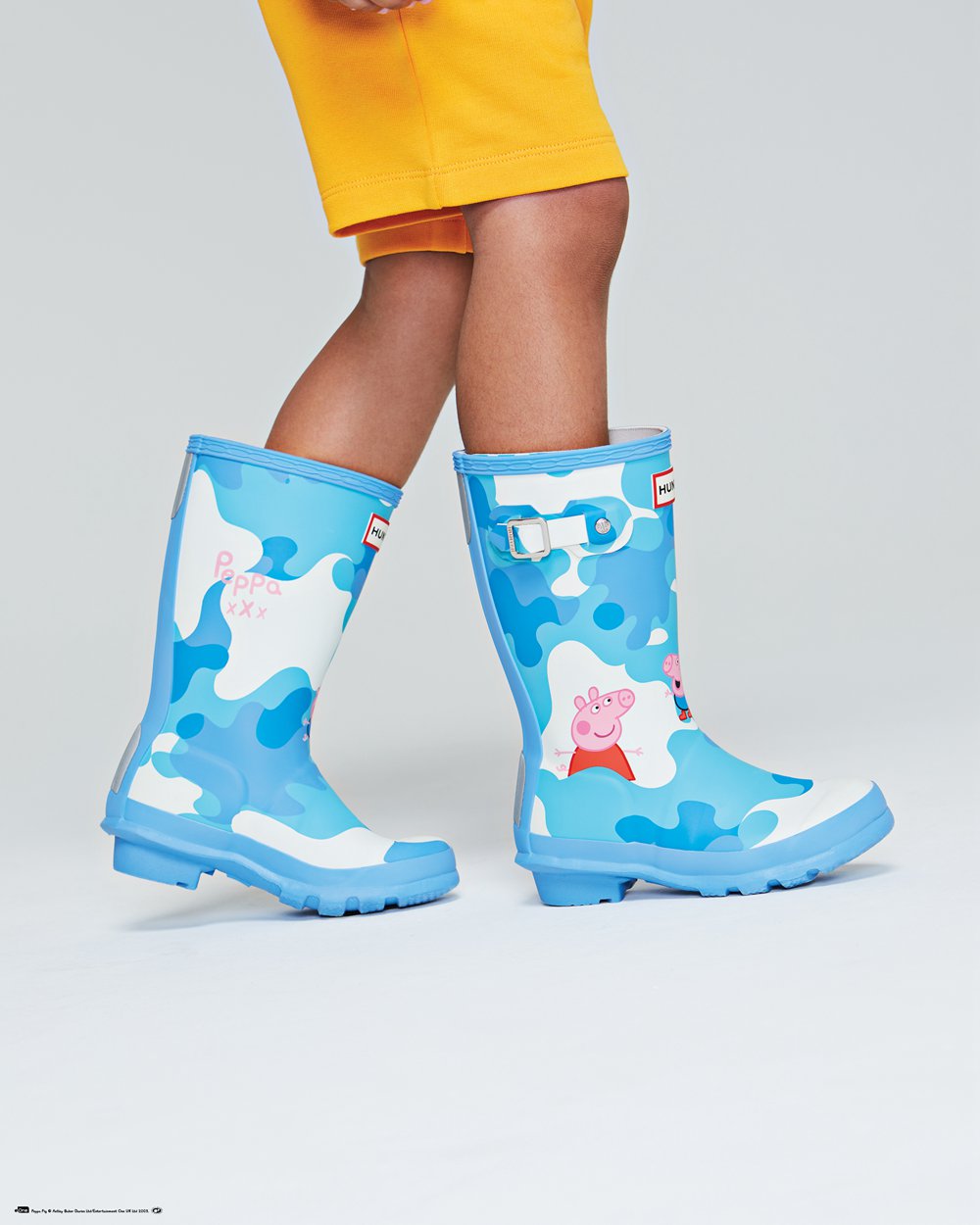 Botas de Lluvia Hunter Niños - Original Little Peppa Pig - Azules - CJFWQNM-86